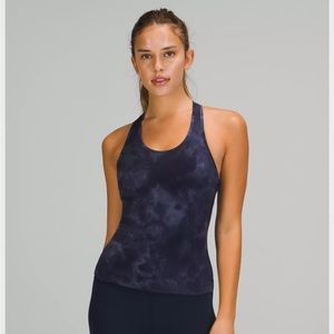 Lululemon racer back tank top diamond dye size 0